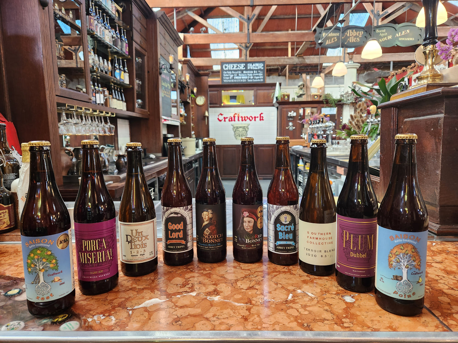 Craftwork beers line-up