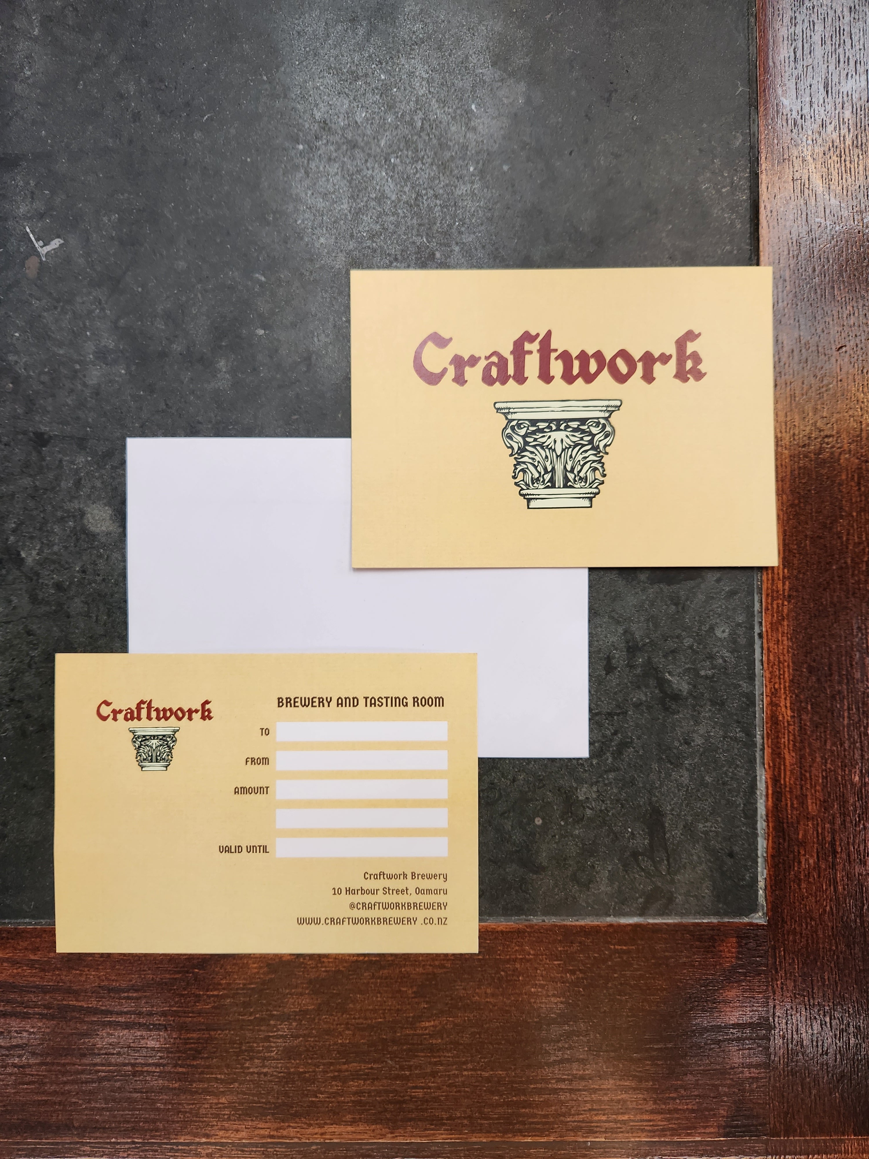 Gift vouchers – Craftwork Brewery